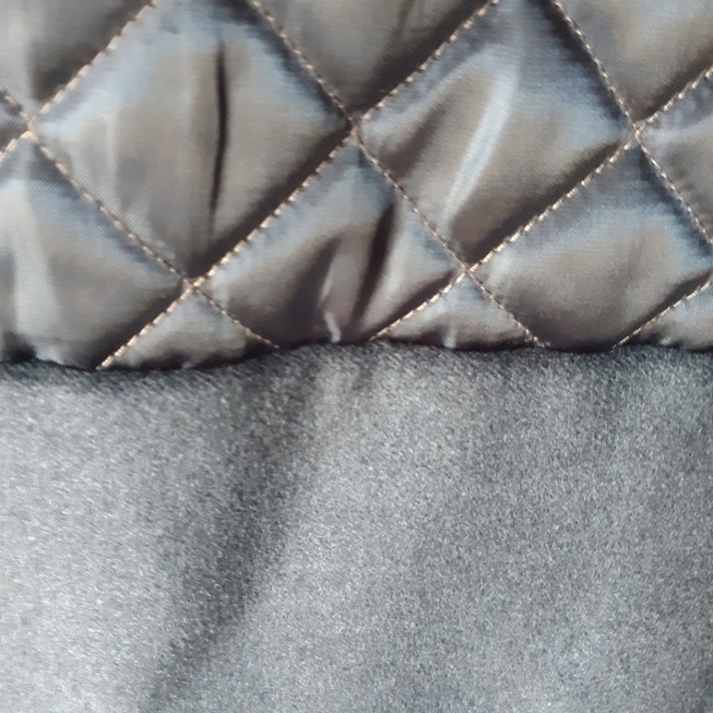 Men's Black Jacket & Coat - Unbranded Classic Quilted Coat - Picture 7 of 8